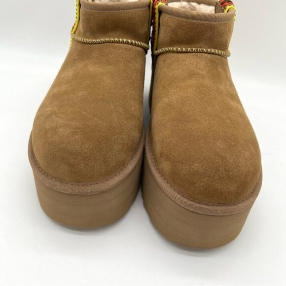 NWOB UGG Classic Ultra Mini Braid Platform Women Size 11 - Picture 3 of 12
